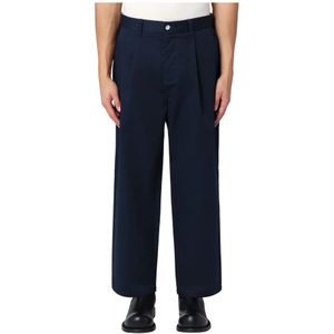 New Amsterdam Surf Association, Heren, Broeken, Blauw, Maat: W28 Katoen,