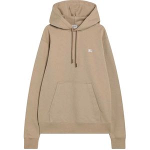 Burberry, Heren, Sweatshirts & Hoodies, Beige, Maat: XL Katoen,