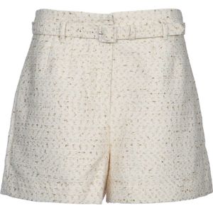 Self Portrait, Dames, Korte broeken, Beige, Maat: M