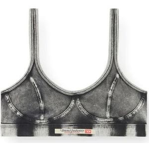Diesel, Dames, Tops, Zwart, Maat: M