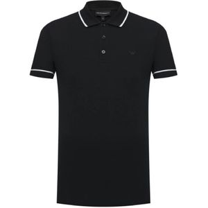 Emporio Armani, Heren, Tops, Zwart, Maat: 2XL