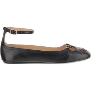 Chloé, Dames, Schoenen, Zwart, Maat: 40 EU Leer,