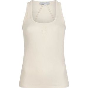 Dante 6, Dames, Tops, Wit, Maat: XS Katoen,