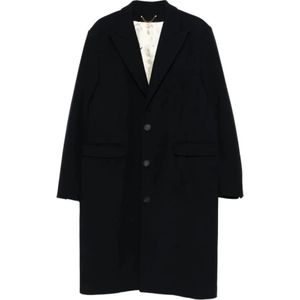 Golden Goose - Blauwe Wollen Jas - Heren - Aw 25