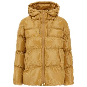 Pinko, Dames, Jassen, Geel, Maat: 2XS Leer,