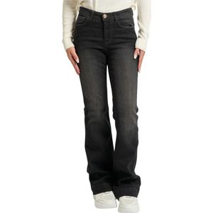 YES Zee, Dames, Jeans, Zwart, Maat: W25