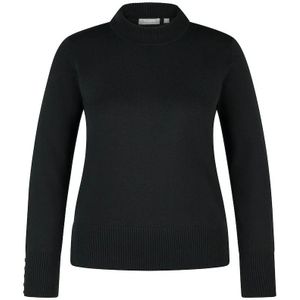 Rabe, Dames, Truien, Zwart, Maat: XL Katoen,