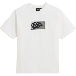 Vans, Heren, Tops, Wit, Maat: S Katoen,