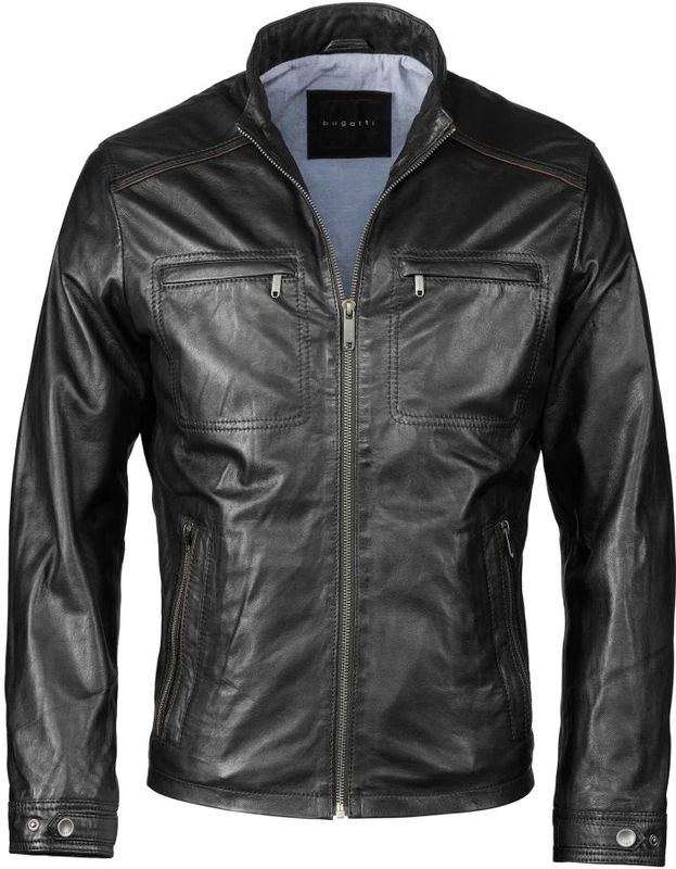 Bugatti - Buriccardo - Leren Jas - Zwart - Heren