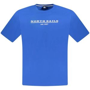 North Sails - Short Sleeve T-Shirt - Blauw - 100% Katoen
