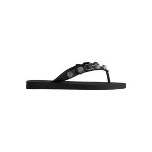 Balenciaga Studded Rubber Sandalen , Black , Dames , Maat: 40 EU