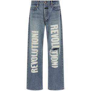 Fear Of God, Heren, Jeans, Blauw, Maat: W31 Katoen,