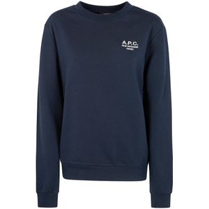 A.p.c., Dames, Sweatshirts & Hoodies, Blauw, Maat: M