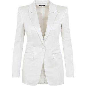 Tom Ford, Dames, Jassen, Wit, Maat: XS Katoen,