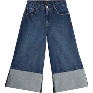 7 For All Mankind, Dames, Jeans, Blauw, Maat: W25
