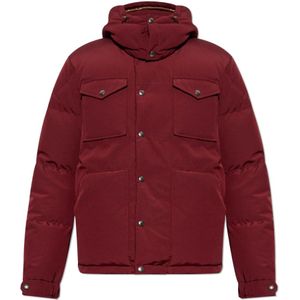 Moncler, Heren, Jassen, Rood, Maat: XL Katoen,