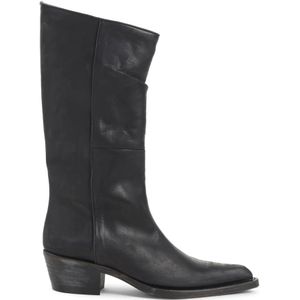 Khaite, Dames, Schoenen, Zwart, Maat: 36 EU Leer,