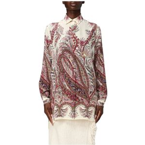 Etro, Dames, Blouses & Shirts, Veelkleurig, Maat: S