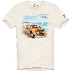 MC2 Saint Barth, Heren, Tops, Wit, Maat: M