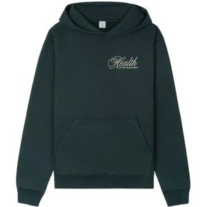 Sporty & Rich, Dames, Sweatshirts & Hoodies, Groen, Maat: M Katoen,