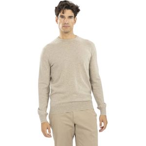 Zegna, Heren, Truien, Beige, Maat: XL Jersey,