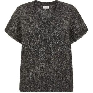 P.a.r.o.s.h., Dames, Truien, Grijs, Maat: S Wol,