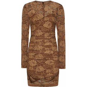 Dolce & Gabbana - Jurk - Bruin - Zijde