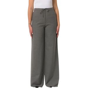 Max Mara Studio, Dames, Broeken, Grijs, Maat: 3XS
