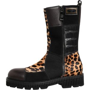 Dolce & Gabbana, Dames, Schoenen, Veelkleurig, Maat: 44 EU Leer,