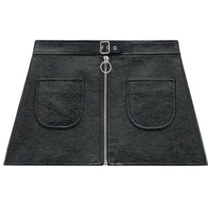 Courrèges, Dames, Rokken, Zwart, Maat: XS Vinyl,