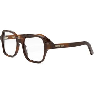 Dior - Vierkante Brilmonturen - Zwart - Plastic