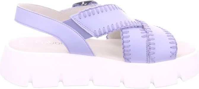 Merk - Sandaal - Effen - Leer - Sleehak - Riemsluiting