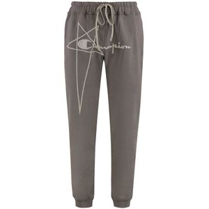 Rick Owens, Heren, Broeken, Grijs, Maat: L Katoen,