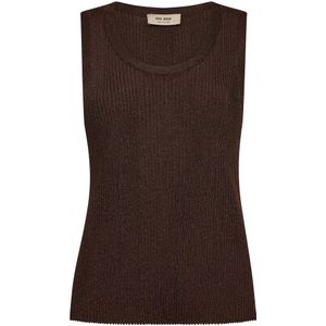 MOS Mosh, Dames, Tops, Bruin, Maat: XS