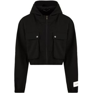 Hinnominate, Dames, Sweatshirts & Hoodies, Zwart, Maat: S Katoen,