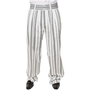 Dolce & Gabbana, Heren, Broeken, Wit, Maat: L