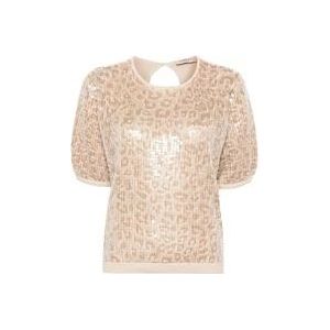 Twinset Blouses , Beige , Dames , Maat: L