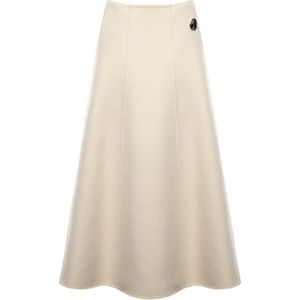 Moncler, Dames, Rokken, Wit, Maat: XS Wol,