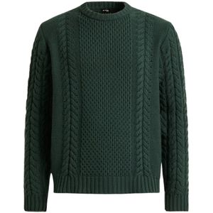 Kiton, Heren, Truien, Groen, Maat: M Kasjmier,