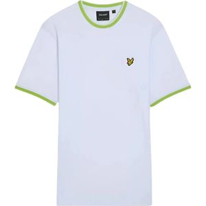 Lyle & Scott, Heren, Tops, Blauw, Maat: S Katoen,
