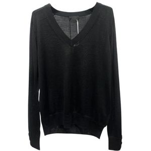 Liu Jo, Heren, Truien, Zwart, Maat: S Viscose,