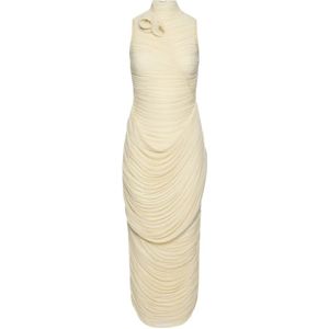 Magda Butrym, Dames, Jurken, Beige, Maat: XS