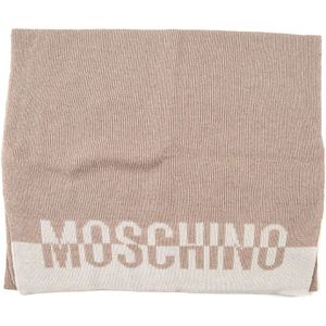 Moschino, Dames, Accessoires, Beige, Maat: ONE Size Wol,
