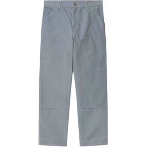 Carhartt Wip, Heren, Broeken, Grijs, Maat: W31 Katoen,