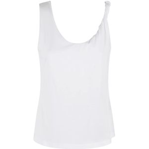 Federica Tosi, Dames, Tops, Wit, Maat: S Jersey,