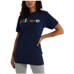 Ellesse, Dames, Tops, Blauw, Maat: S Katoen,