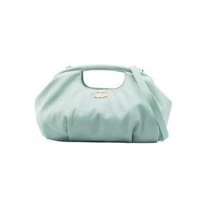 Twinset Clutch Tas , Green , Dames , Maat: ONE Size