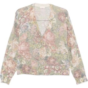 Liu Jo, Dames, Truien, Veelkleurig, Maat: S Wol,