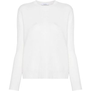 Max Mara, Dames, Truien, Wit, Maat: S Kasjmier,