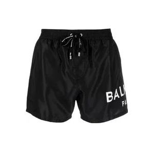 Balmain Zwarte Boxer Zwemkleding , Black , Heren , Maat: M